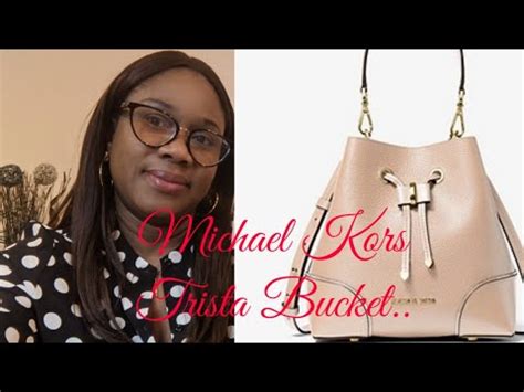 Michael Kors Trista Bucket Handbag Review